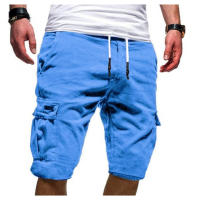 Verano nuevo hombre Casual Multi-Bolsillo hombre quinto pantalon hombre - details 10