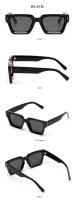 Gafas de Sol Premium para Hombres Diseño Negro de Marca China Certificado CE - details 8