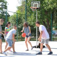 Canasta de Baloncesto Portátil con Ruedas Altura Ajustable Aro de Baloncesto - details 7