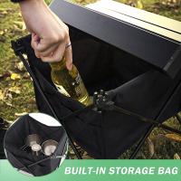 Mesa de Camping plegable para playa, ultraligera, de aluminio, con bolsa, compacta, para viajes y mochileros - details 2