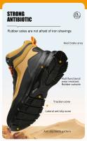 Zapatos de Trabajo Ligeros Impermeables, Antideslizantes, Pisada Segura con Punta de Acero - details 12