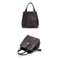 CHHC bolso de mano de las mujeres de la moda de lujo bolsa de cubo de gran capacidad elemento de la letra en relieve bolsa de la compra de las mujeres - details 12