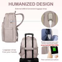 Mochila para ordenador portátil de 15,6 pulgadas, Mochila para mujer, antirrobo, viaje, trabajar, fiesta - details 9