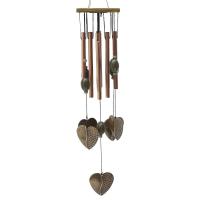 Campanas de viento conmemorativas de tono profundo para exteriores de madera con 8 tubos huecos de metal afinados con melodía relajante - details 5