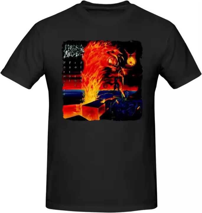Camiseta bonita de Morbid Angel Formulas Fatal to The Flesh para hombre, camiseta de verano con cuello redondo, ropa informal de manga corta de algodón - 1