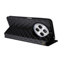 Funda tipo cartera con tapa de cuero PU para Redmi 14C 4G, a prueba de golpes y con parachoques magnético - details 6