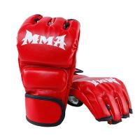 1Pair Thick Boxing Gloves MMA Gloves Half Finger - details 8