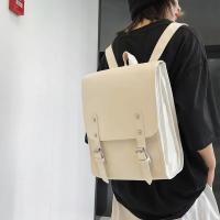 Nueva Mochila Coreana para Mujer Estilo Preppy, Mochila Escolar de Gran Capacidad, Tendencia Salvaje, Bolsa de Viaje para Hombre - details 2