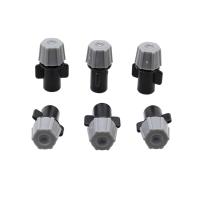 Pulverizador de invernadero de 200 piezas, boquilla atomizadora de interfaz gris de 6mm, sistema de riego agrícola, boquilla de nebulización, pulverizador de agua para jardín - details 0