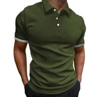 Polo de manga corta para hombre, sudadera de golf, 100% poliéster, secado rápido - details 2