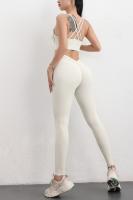 Pantalones de Yoga de Cintura Alta para Mujeres Sensación de Nudez Elevación de Cadera - details 7