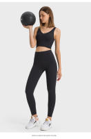 Sujetador Deportivo de Mujer SHINBENE con Cuello en V Tejido de Nylon y Spandex Elástico Alta Resistencia al Choque para Correr Yoga Fitness - details 1