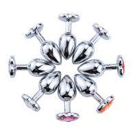 Leten S/M/L Anal Metal juguetes sexuales para adultos para mujeres hombres cristal erótico bala Butt Plug estimulador masajeador de próstata productos íntimos - details 5