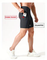 Pantalones deportivos elásticos transpirables para hombres con bolsillo, pantalones de compresión de secado rápido para entrenamiento al aire libre, ciclismo y carrera - details 0