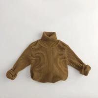 Suéteres para niños, jerseys de cuello alto para niños, prendas de punto Vintage para niñas, suéter con Base cálida - details 7