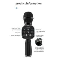 Micrófono de mano inalámbrico con Bluetooth, altavoz profesional, reproductor de música, micrófono para juegos, DS813, KTV en casa - details 3