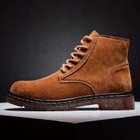Botines informales para exteriores con suela gruesa para hombre, botas cálidas de piel de invierno - details 5