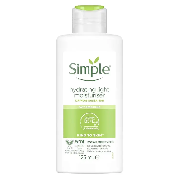 Hidratante Simple Luz Hidratante, 125 ml - 1