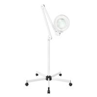 Lámpara LED lupa de pie, lupa iluminadora, lámpara estética, profesional, 5 dioptros, lámpara de brazo giratorio, ajustable - details 1