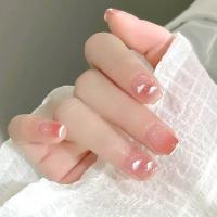 Caja de 24 piezas uñas removibles estilo corto parches uñas postizas uñas tabletas - details 8