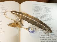 Marca de Página de Pluma de Metal Elegante Regalo Perfecto para Mothers Day, Cumpleaños de Mujeres, Agradecimiento a los Profesores Accesorio Literario Chic para Lectores y Amantes de Libros con Caja de Regalo - details 2