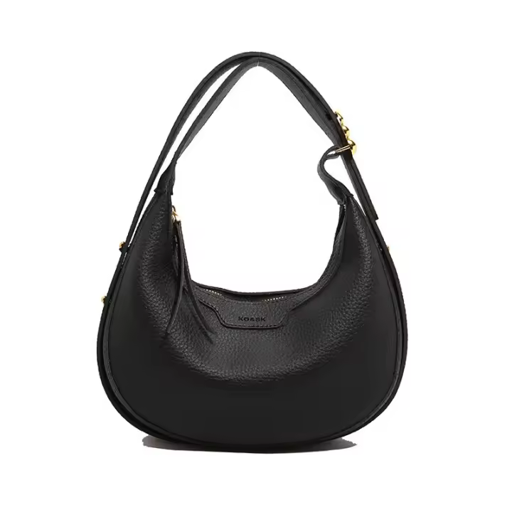 Bolso Bandolera Mujer - Diseño Media Luna con Múltiples Bolsillos - 1