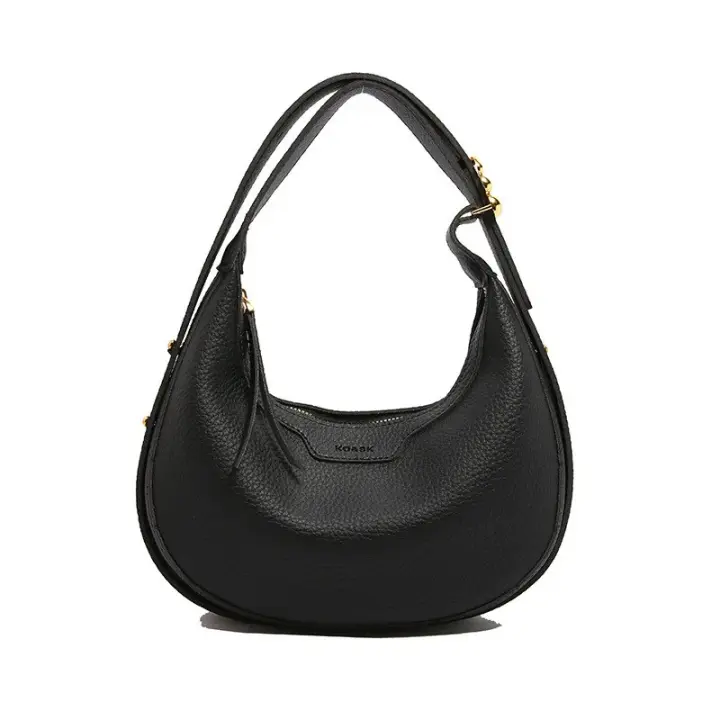 Bolso Bandolera Mujer - Diseño Media Luna con Múltiples Bolsillos - 1