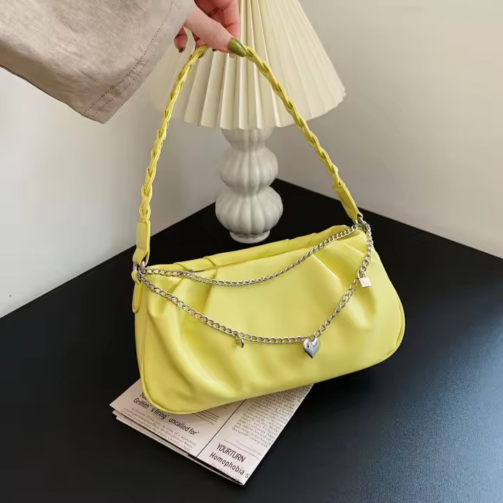 Bolso de Hombro de Ocio Chic 2025 Material de Poliéster para Forro, Nylon para Exterior. - 1