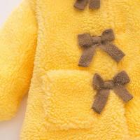 Abrigo bonito de invierno para bebé, ropa de dibujos animados con capucha de lana de piel Artificial para niño, suéter de osito de Color sólido cálido para niño - details 10