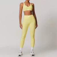 ALO yoga set con cojín sujetador chaleco ajuste desnudo sensación de elevación de cadera media running pantalones de fitness - details 11