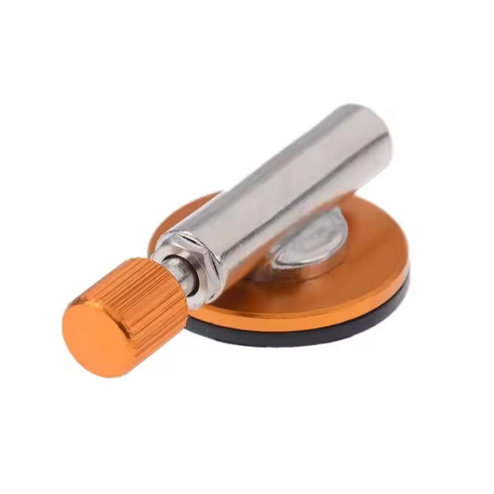 Válvula de tanque plano de acero licuado para acampar al aire libre, adaptador de válvula de actividad de carga de interruptor de seguridad, estufa de gas, 1 pieza - 1