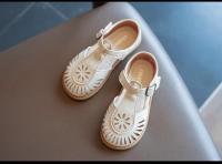 Sandalias de niña Primavera-Verano 2024 Estilo británico Zapatos de playa de cuero - details 23