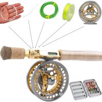 Combo de Carrete de Caña de Pescar con Mosca Ligero y Portátil Paquete Completo para Iniciar la Pesca - details 15
