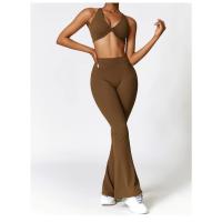 Sujetador deportivo con tirantes cruzados para mujer, sostén deportivo de realce, Top corto para Yoga, gimnasio, Fitness, transpirable - details 31