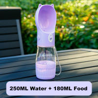 Botella de Agua y Comida Portátil para Mascotas Dispensador de Bebida y Alimentos para Perros y Gatos Accesorios de Mascotas para Viajes al Aire Libre - details 9