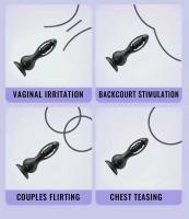 Embalaje privado SEXY Hollow Anal Plug Vibrador Potente Buttplug Expansión adaptable Contracción Próstata Vagina Estimulación del punto G Juguete sexual para - details 6