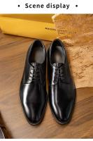 Zapatos de vestir de negocios para hombre de lujo de alta calidad con diseño de cuero genuino - details 1