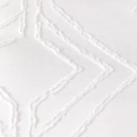 Cubierta de Edredón de Verano en Blanco con Pliegues de Pinzón Lujo Tamaño Queen King Set de Ropa de Cama 220x240cm - details 4