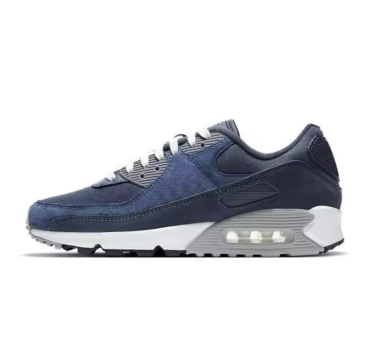 Color de empalme, dos cueros, zapatos con colchón de aire, zapatillas para correr - 1
