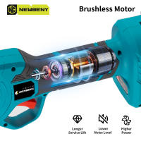NEWBENY-tijeras de podar eléctricas sin escobillas, 30mm, 4 engranajes, inalámbricas, para jardín, árboles frutales, bonsái, herramienta de embellecimiento para batería de 18V-21V - details 4