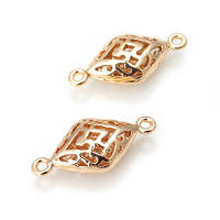 Colgantes de Prismo de Bronce Dorado 18K de Alta Calidad 10PCS Hazlo Tú Sameño Accesorios de Pendientes para Gafas de Sol y Relojes - details 2