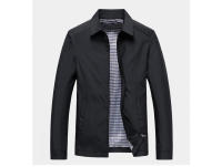 Chaquetas ligeras con solapa para hombre, abrigos de vestir de negocios informales, cortavientos con cremallera, ropa de primavera y otoño - details 2