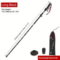 Trekking Pole, Folding Aluminum Alloy Ultra-light Walking Stick, 5 Sections Hiking Stick For Outdoor Climbing Camping - details 5