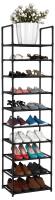 Zapatero de 10 niveles, estantería resistente, 20-25 pares - details 2
