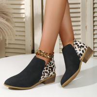Nuevos zapatos de mujer, botas Martin de tacón bajo con cremallera lateral, botas cortas de talla grande para mujer - details 2