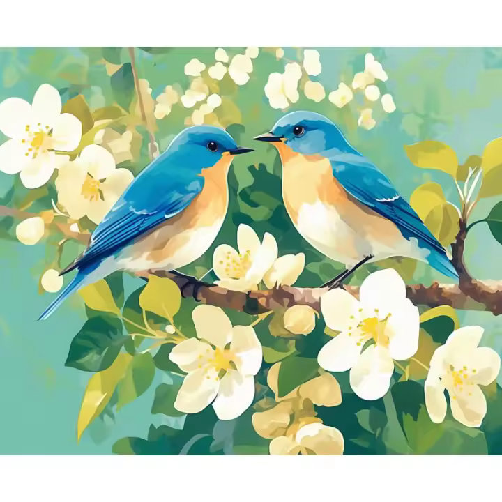 RUOPOTY Kit de Pintura por Números Arte Moderno en Lienzo de 40x50cm Ideal para Principiantes - 1