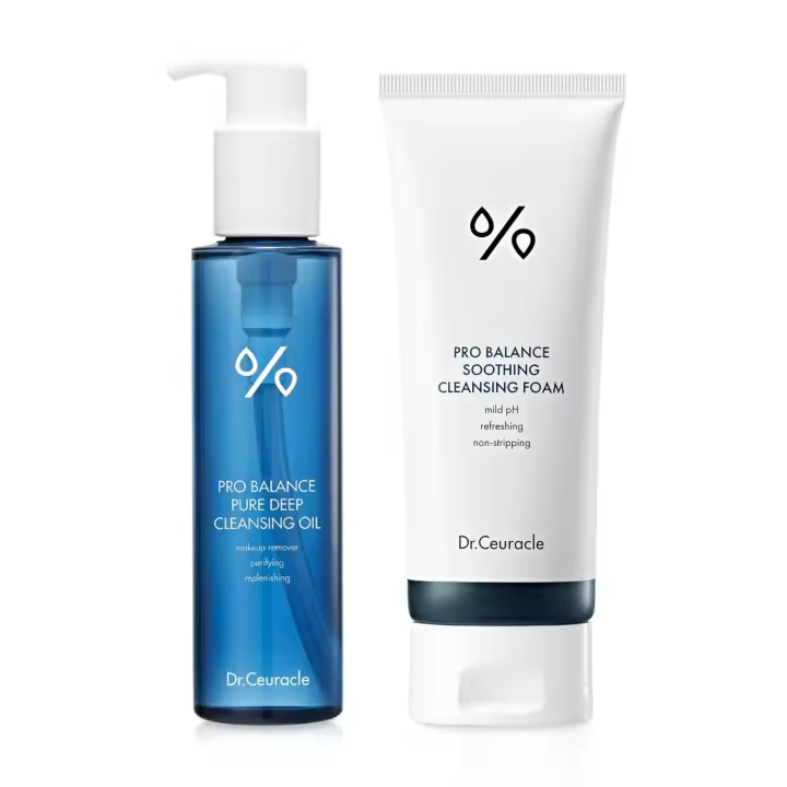 Dr.Ceuracle Pro Balance Pure Aceite de limpieza profunda + Espuma limpiadora calmante - 1