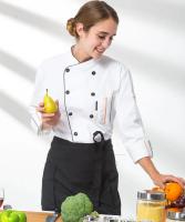 Chaqueta de chef de manga corta, abrigo de cocinero, uniforme de trabajo para barista, panadero, camarero, restaurante, ropa de hotel - details 5