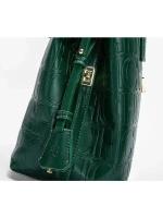 Bolso Bandolera Para Mujer CH Embossed Con Diseño De Impresión De Letras Gran Capacidad Elegante Temperamento Bolso De Mano Casual - details 26