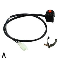 Interruptor de Moto Kill Stop Botón Rojo de Arranque Para Motocicletas, ATV, UTV - details 1
